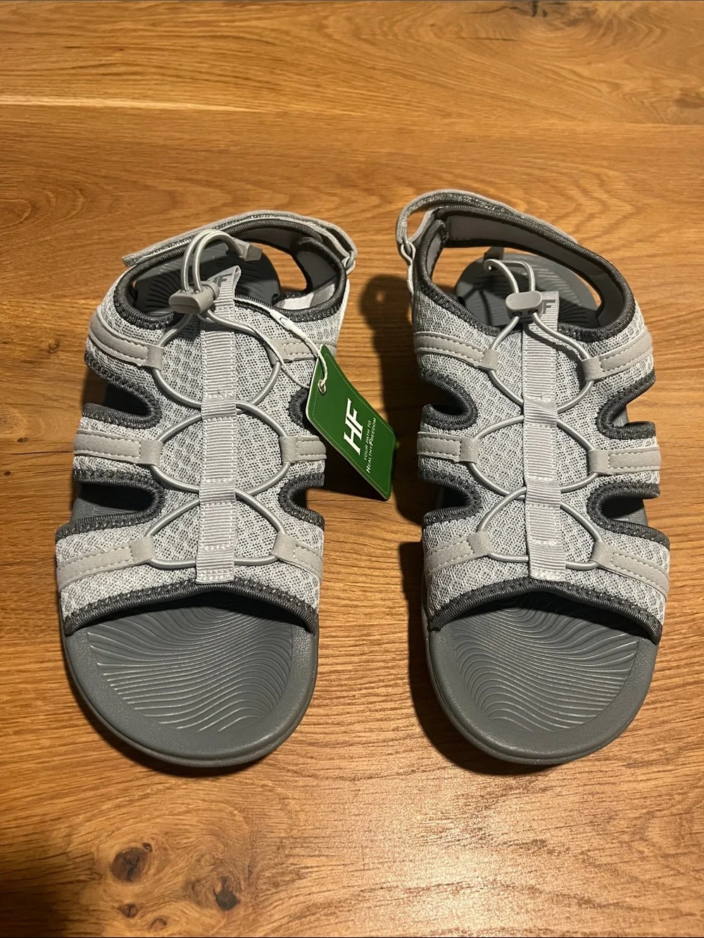 Hike Footwear HF Baresandals Grey Barefoot Sandals 9/9.5 NWT